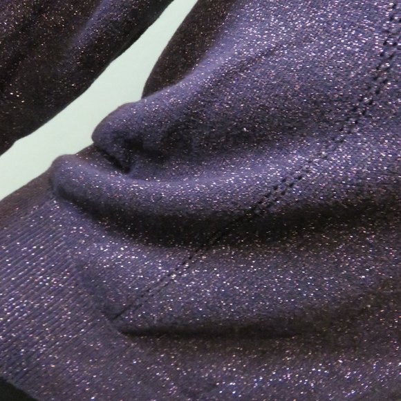 HILLARD & HANSON DARK PLUM CARDIGAN SWEATER/ XSMAL - Picture 4 of 8